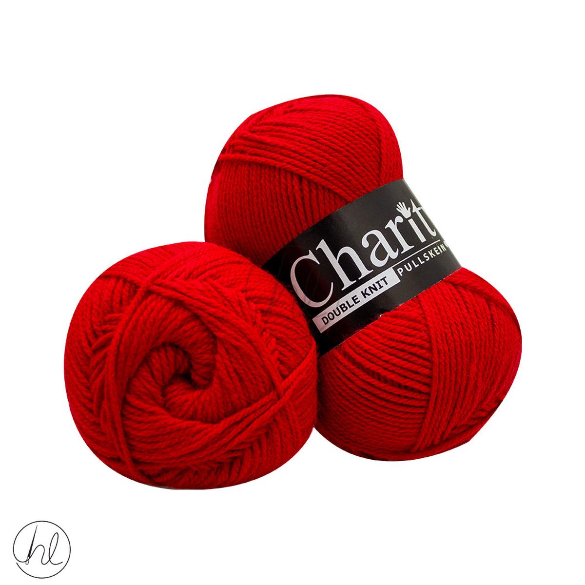 Charity Pullskien Double Knit100G CHERRY COL 169