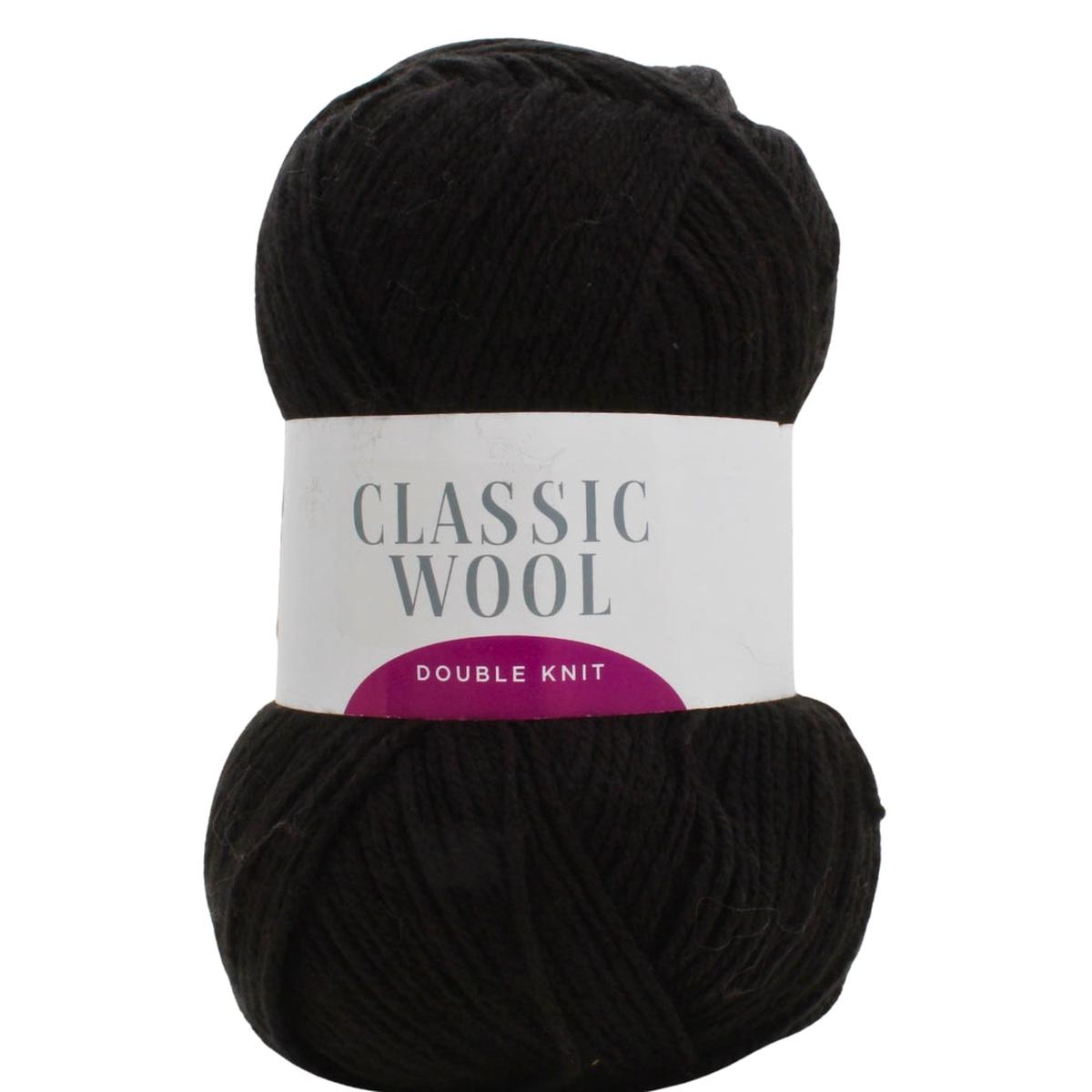 CLASSIC WOOL DK 100G BLACK