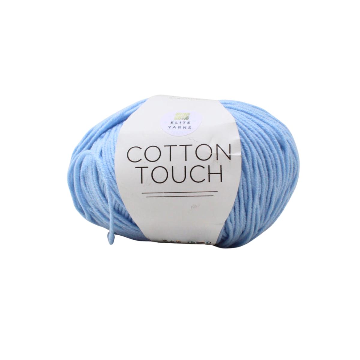 COTTON TOUCH PLAIN 50G SKY BLUE COL 1335