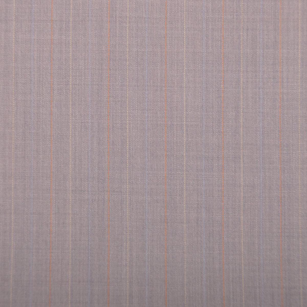 Light Gray/Sherbet/Baby Blue Striped Suiting