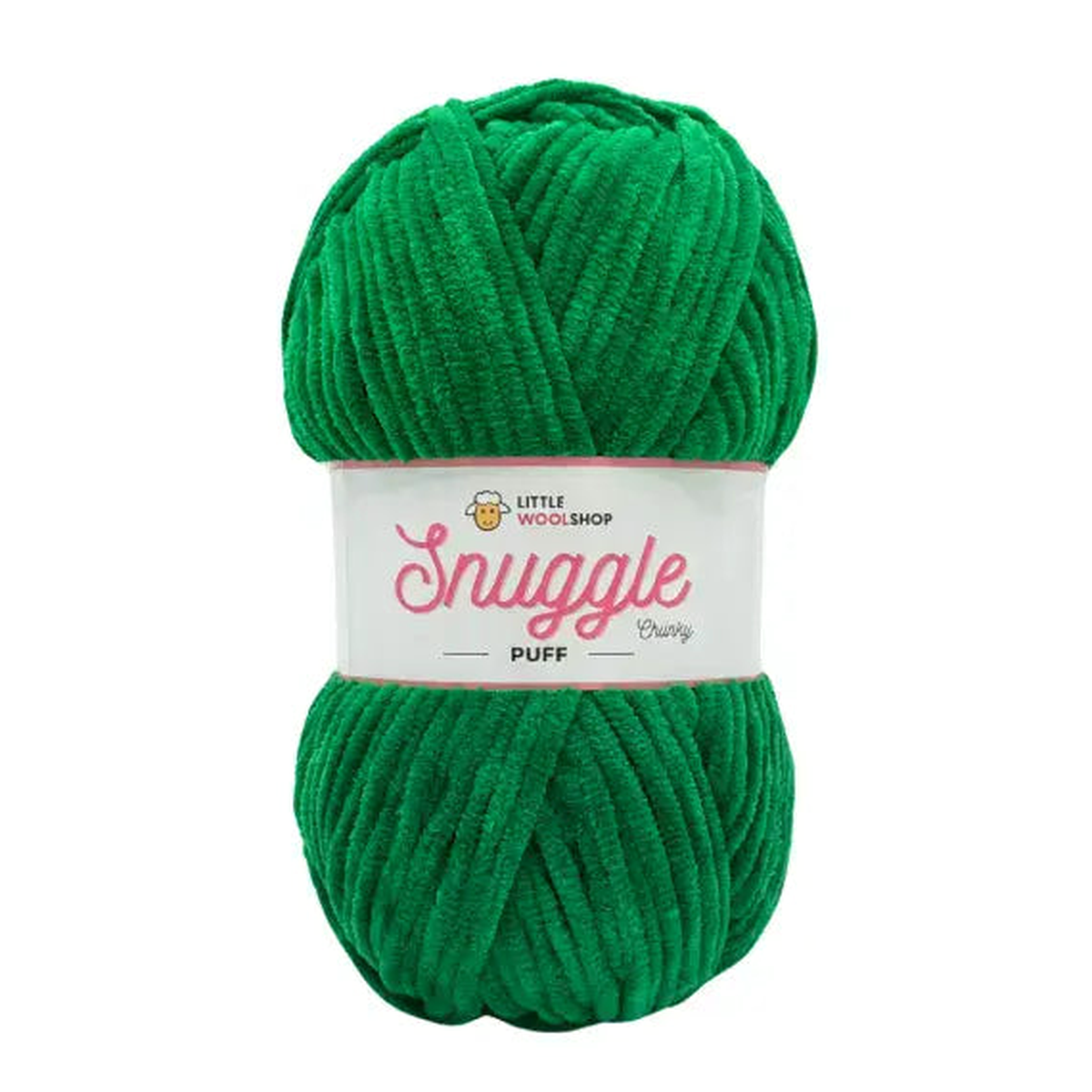 LittleWoolShop Snuggle Puff Chenille Chunky - Sour Apple
