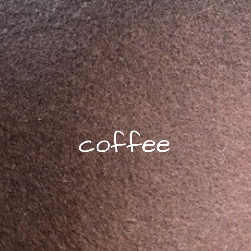 1.2mm Wool Felt - Coffee