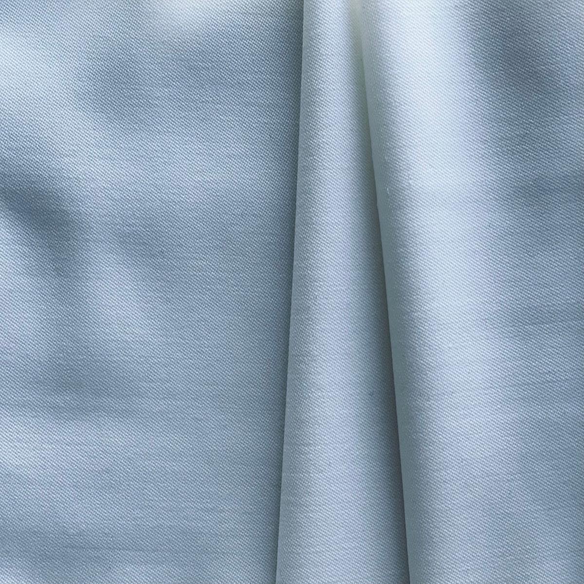 Brilliant Dyed WhiteStretch Wool Twill (Made in Italy)