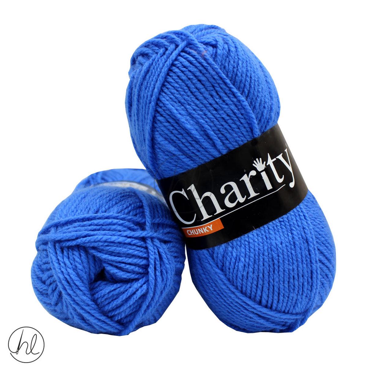 CHARITY CHUNKY 100G SAXE BLUE