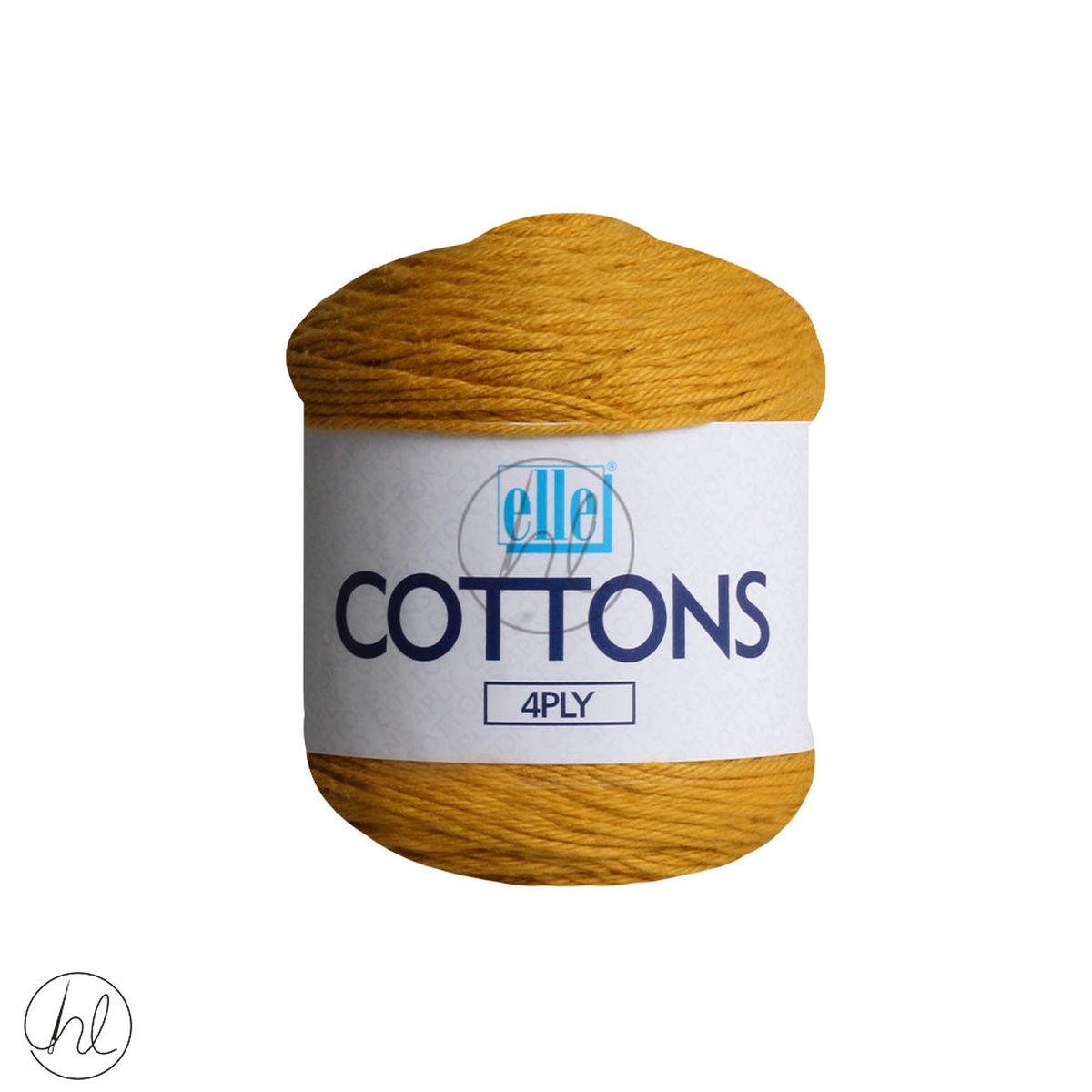 ELLE COTTONS 4PLY MUSTARD 50G