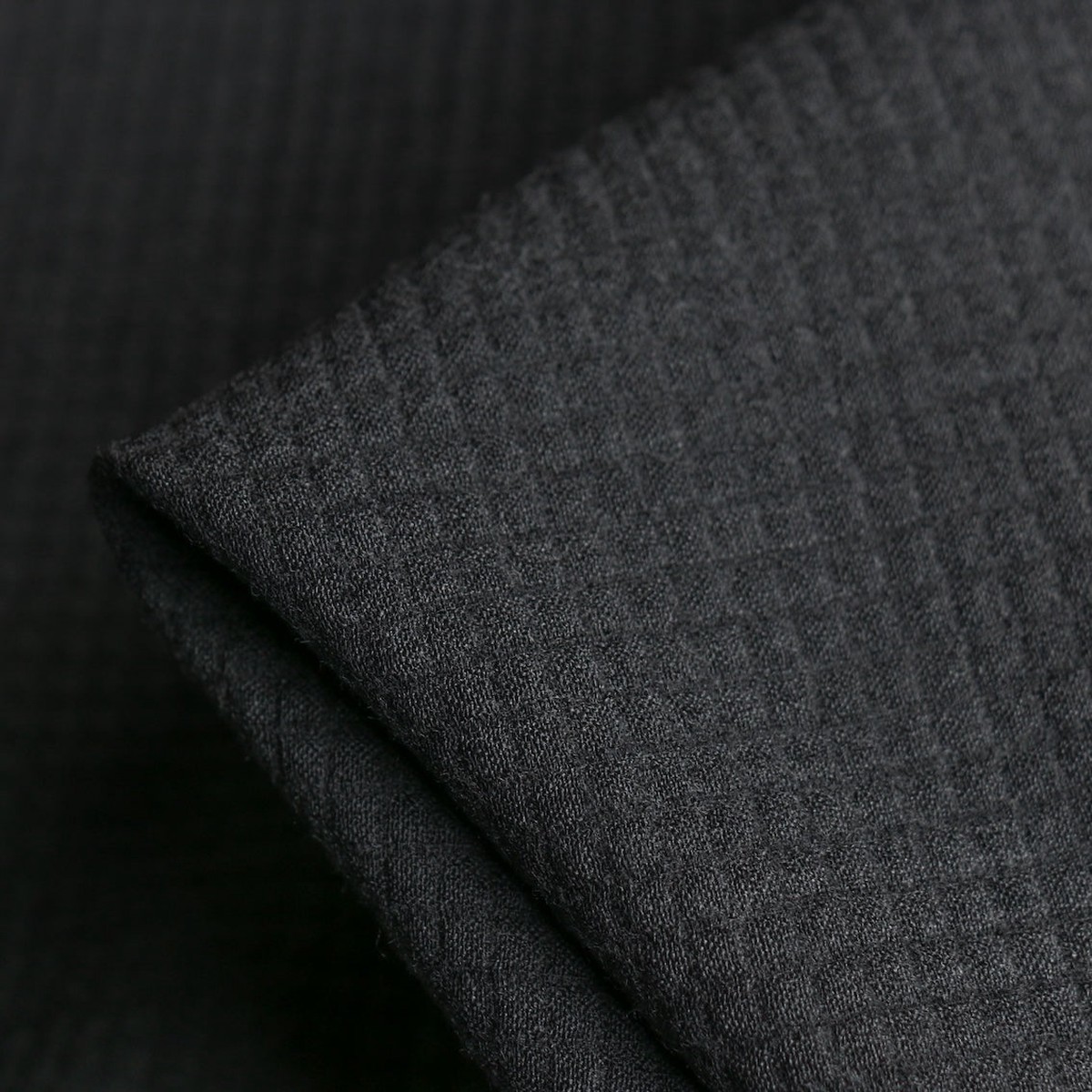 Marzotto Charcoal Textured Wool