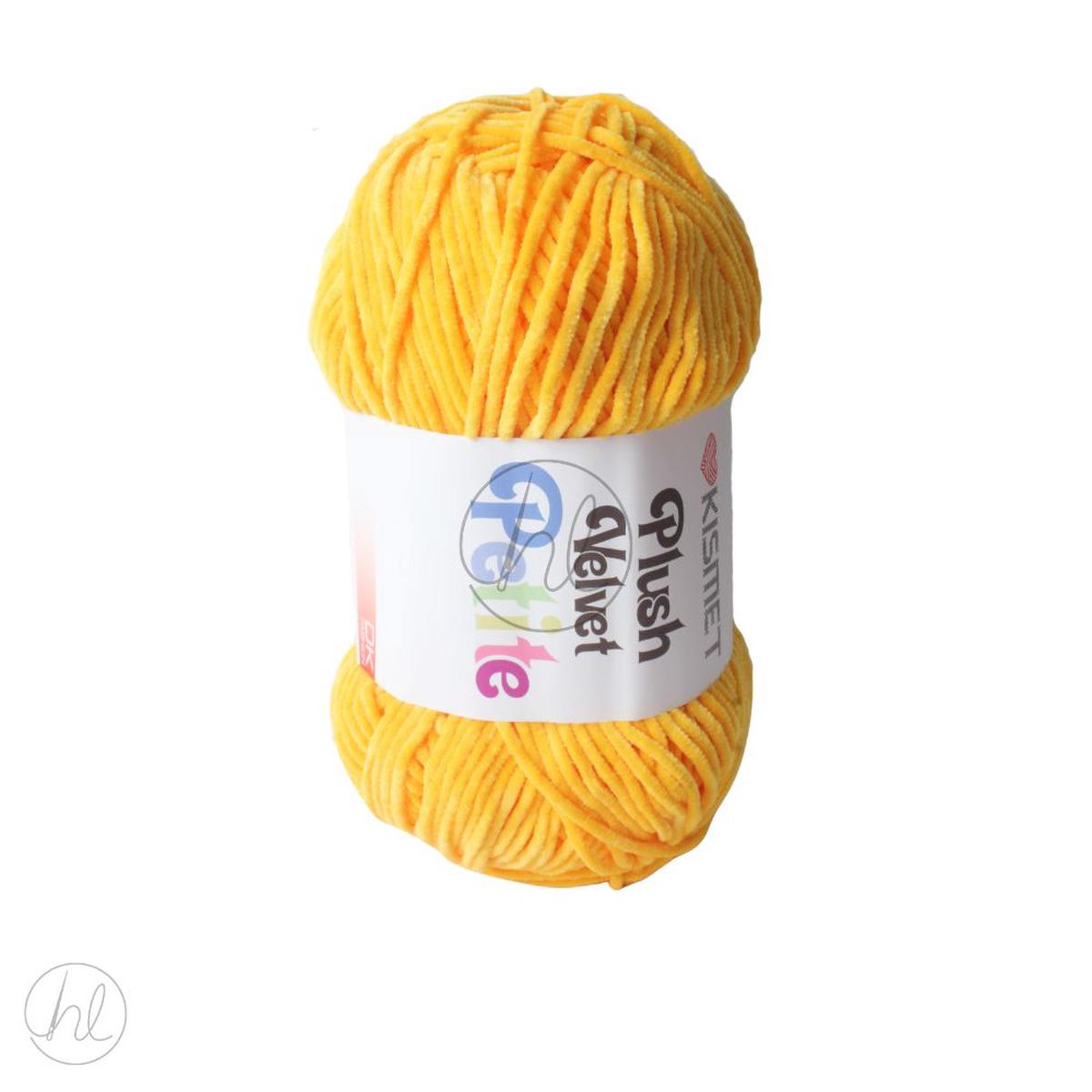 PLUSH VELVET PETITE100G YELLOW