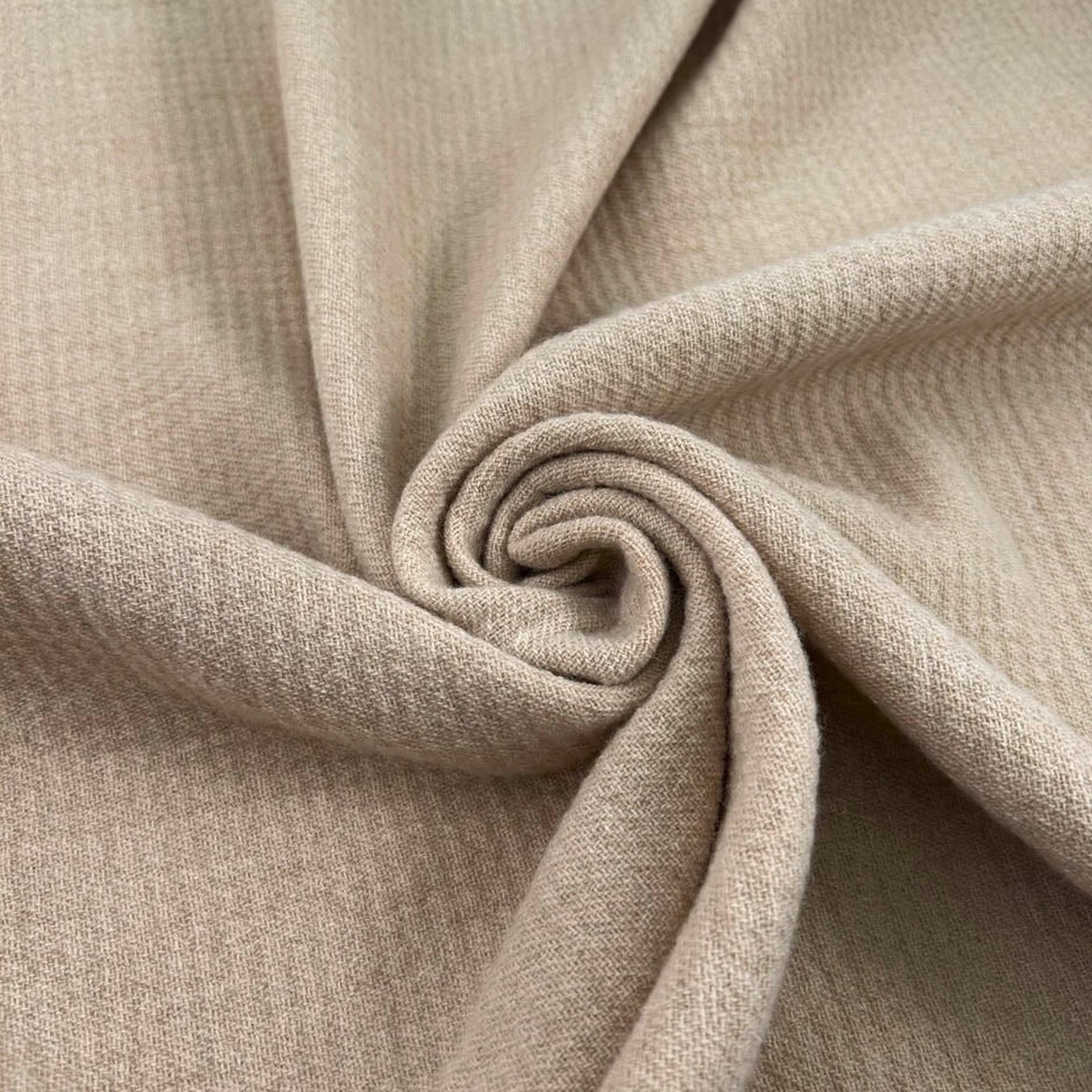 Sand Colored Jacket Weight Wool