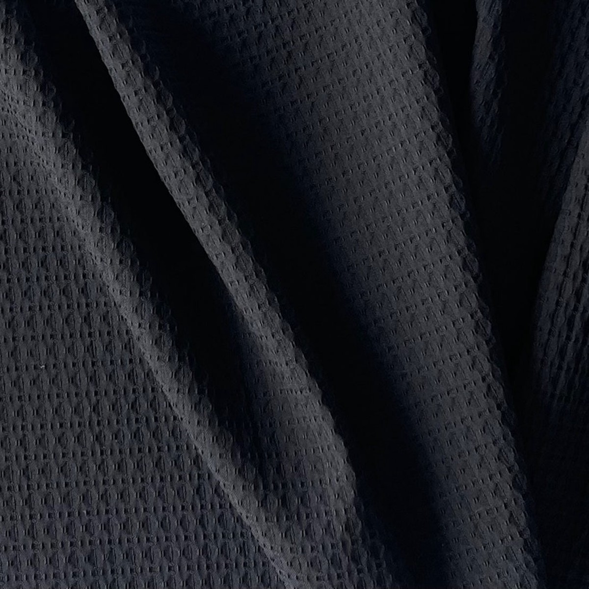 Botto Giuseppe Coal Crinkled & Textured Stretch Woolen (Made in Italy)