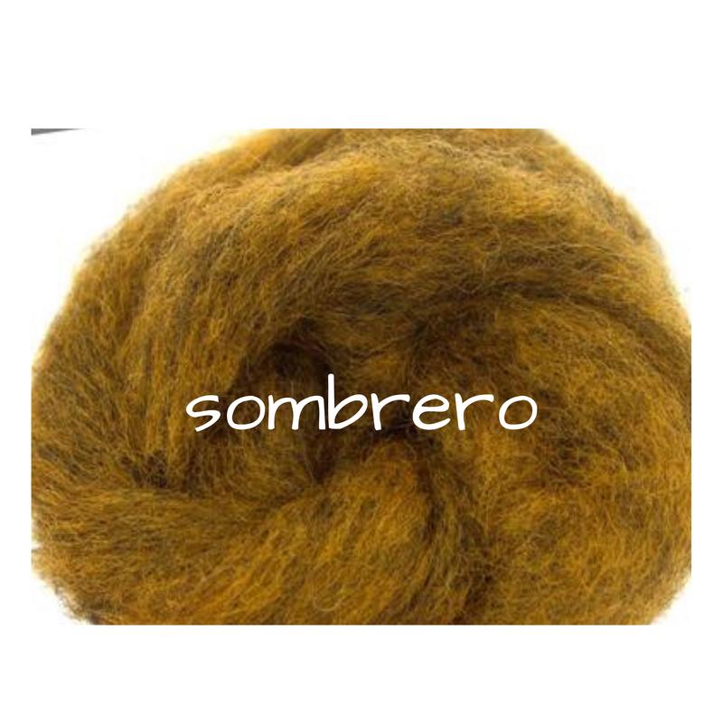Carded Corriedale Slivers - Somberra