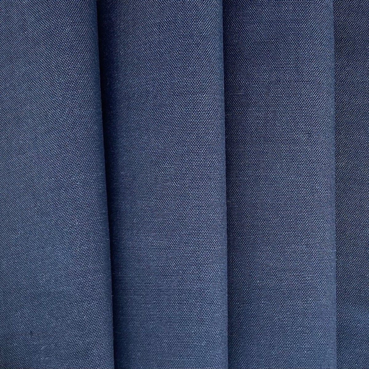Dormeuil Nautical Navy Blue Selvedged Tonik Wool & Mohair Suiting (Made in England)
