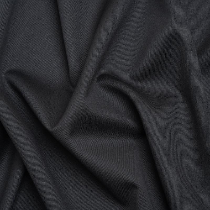 Super 120 Merino Wool Suiting - Charcoal - Finn Collection