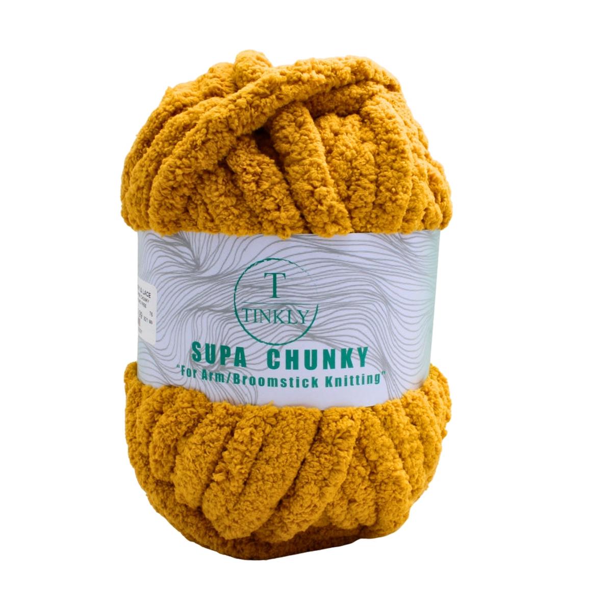 TINKLY SUPER CHUNKY 250G MUSTARD COL 76
