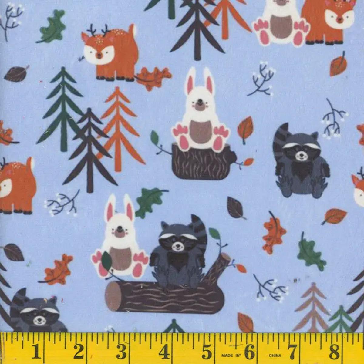 Forest Buddies Minky Fleece Fabric 1349