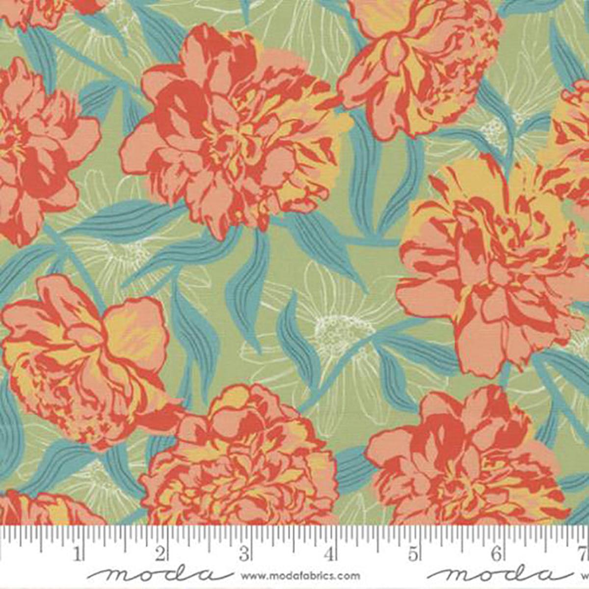 Garden Society Collection Peony Blooms Cotton Fabric 11890
