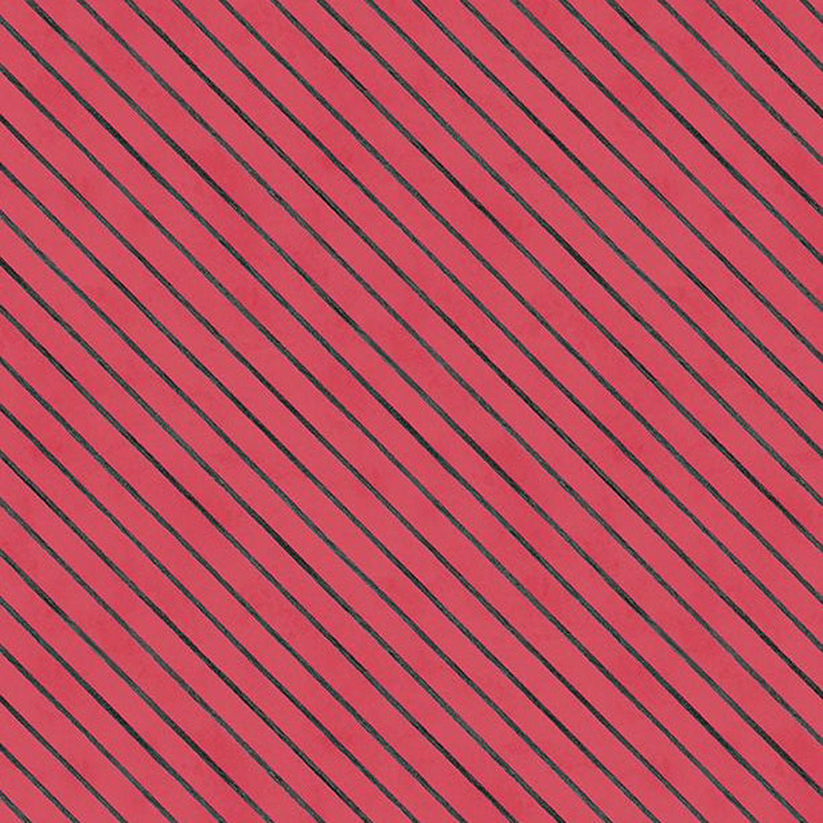Scarlet Dreams Collection Diagonal Stripes Cotton Fabric 30114