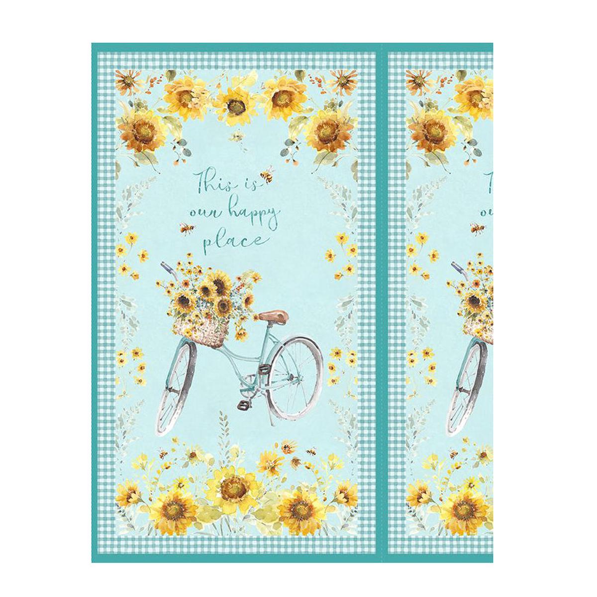 Sunflower Sweet Collection Craft Panel Cotton Fabric 17790-475