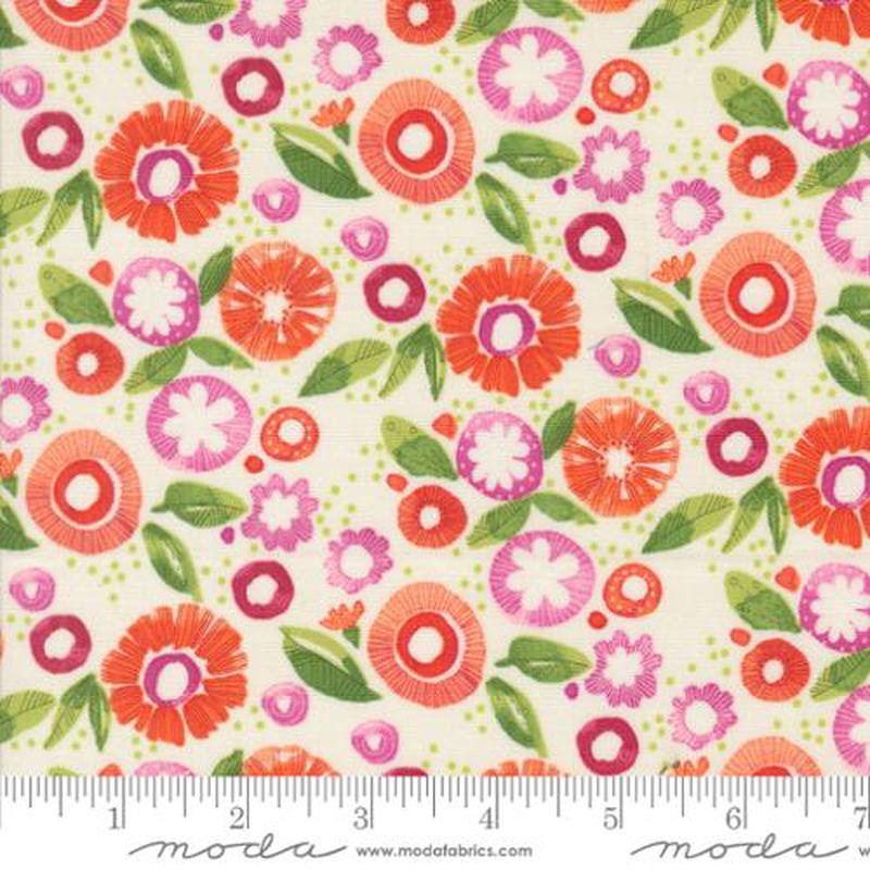 Superbloom Collection Posy Party Cotton Fabric 48786