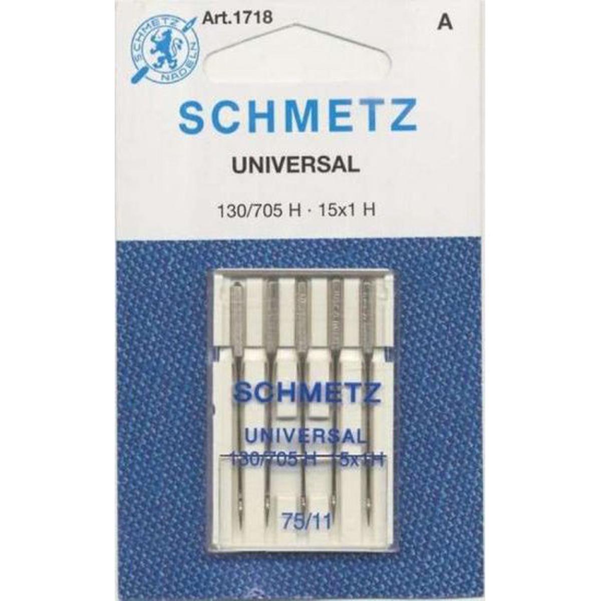 Universal Needles for Sewing Machines 1718 pack of 5