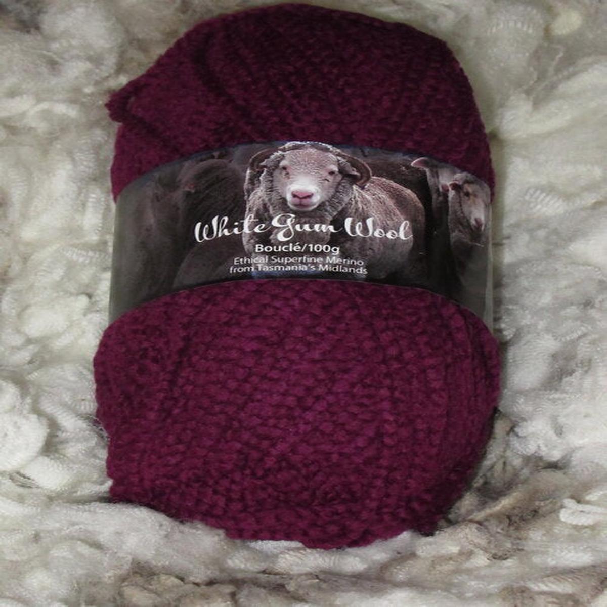White Gum Wool Boucle