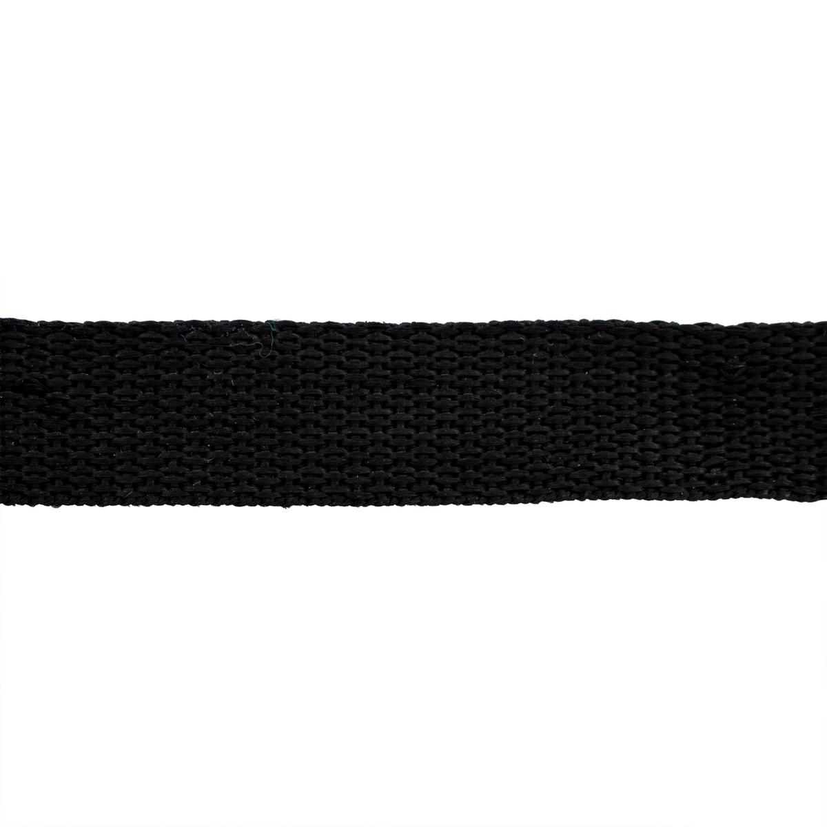Black Polyester Webbing Strapping by the Yard