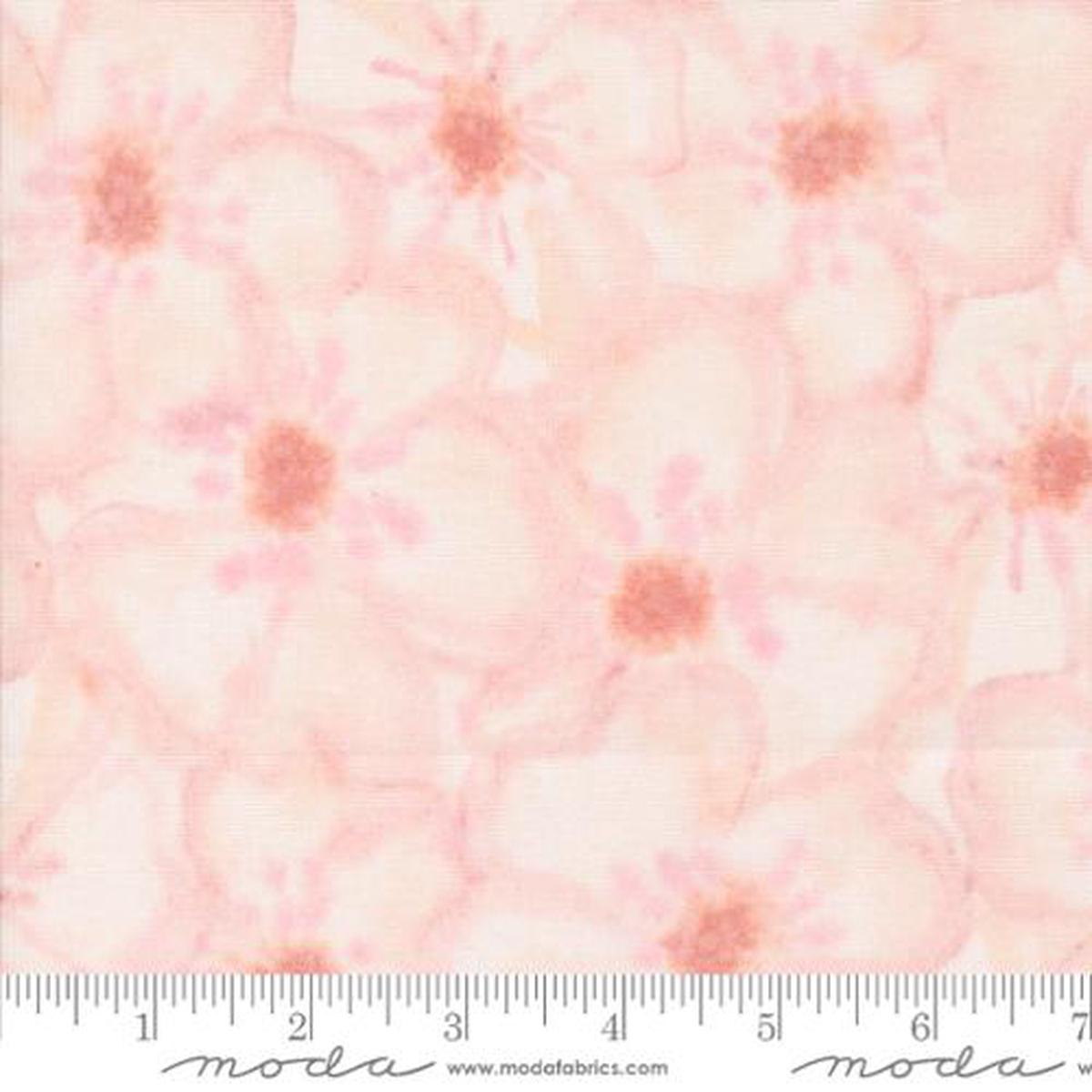 Blooming Lovely Collection Anemones Floral Watercolor Cotton Fabric 16978