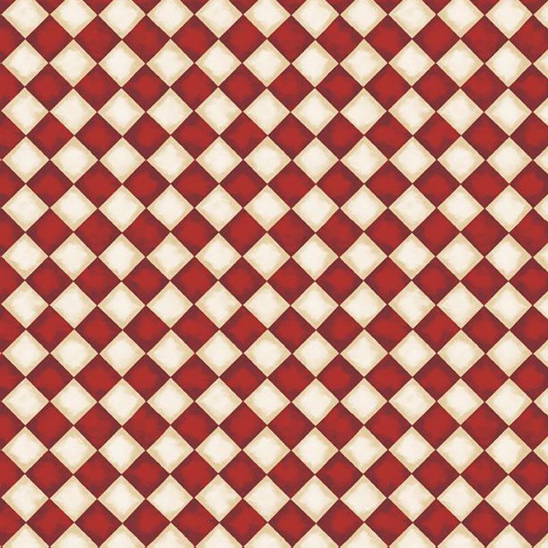 Coffee Always Collection Checks Cotton Fabric 56076