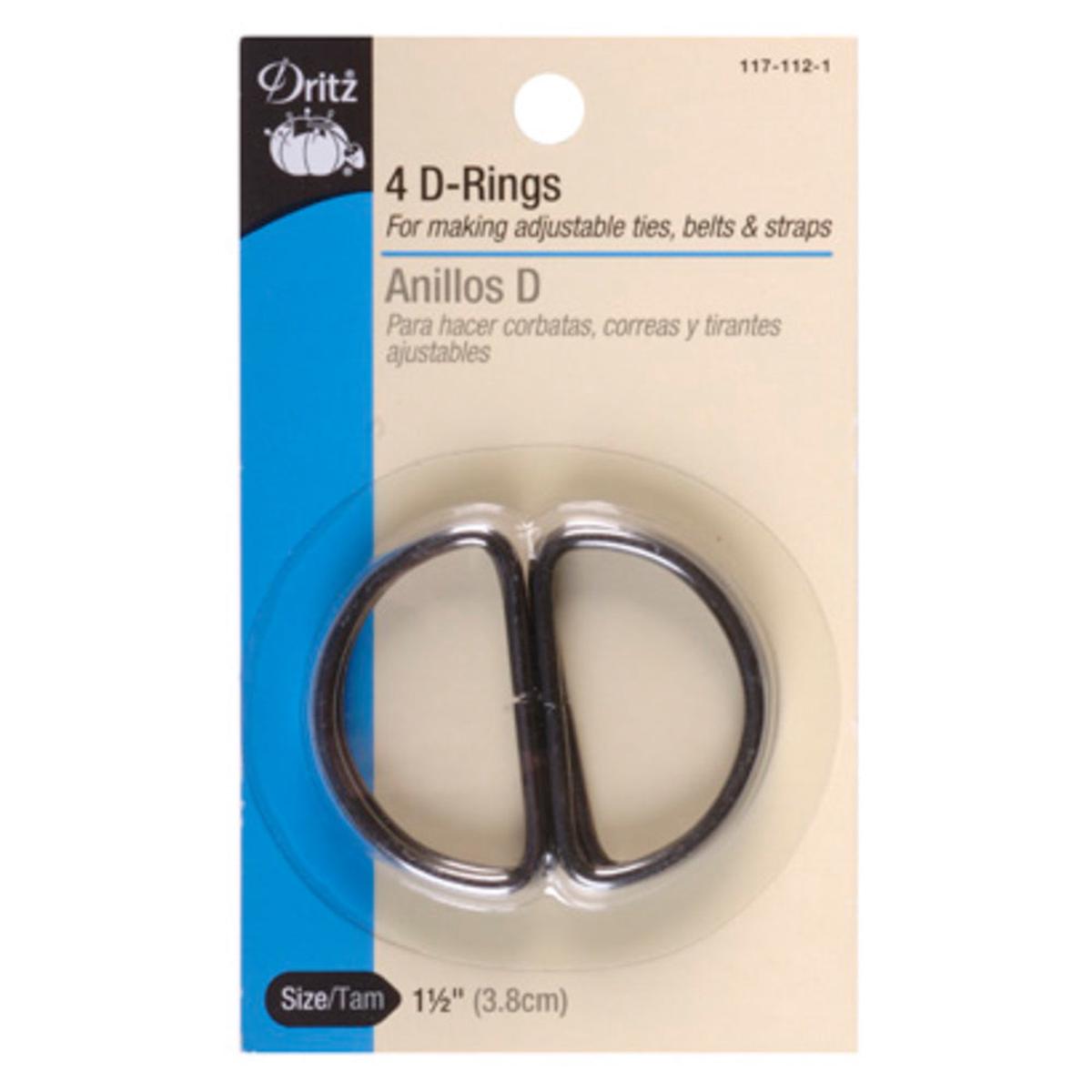 D-Ring Black Set of 4