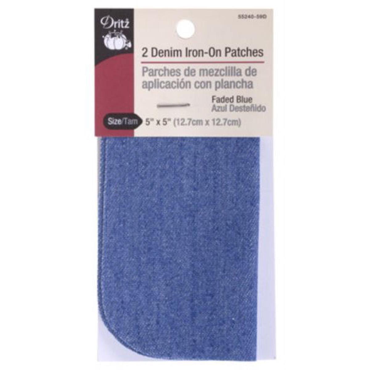 Denim Iron-On Patches 55240-59D