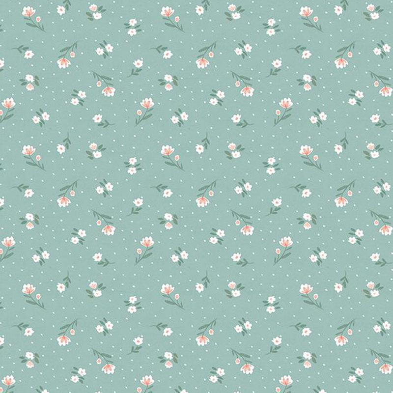 Fresh and Sweet Collection Small Floral Print Cotton Fabric 88651