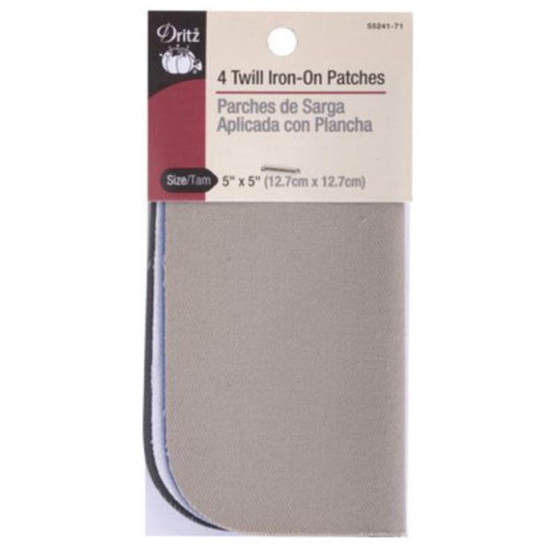 Iron-On Twill Patches Light 55241-71