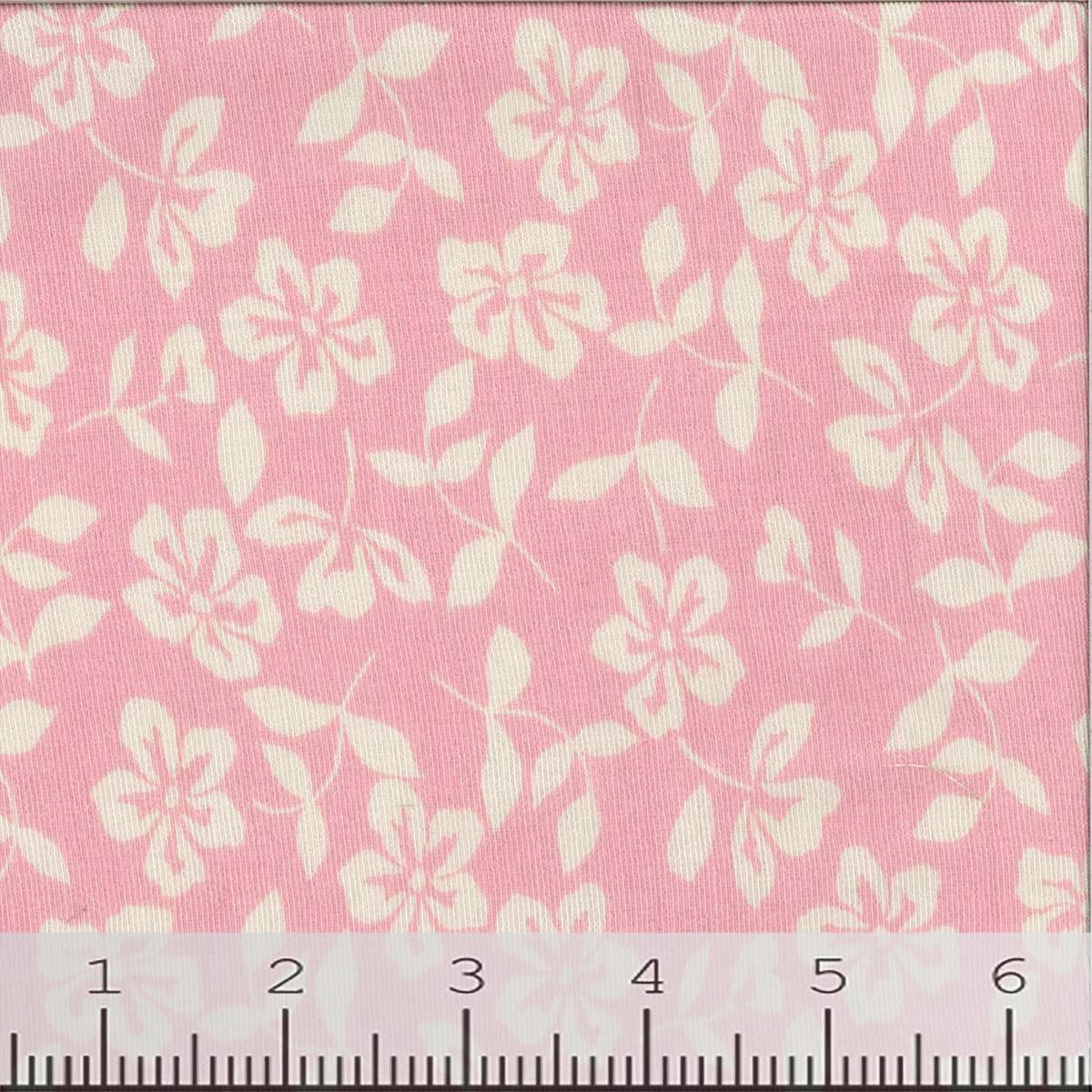 Janessa Linen Texture Floral Fabric FA152