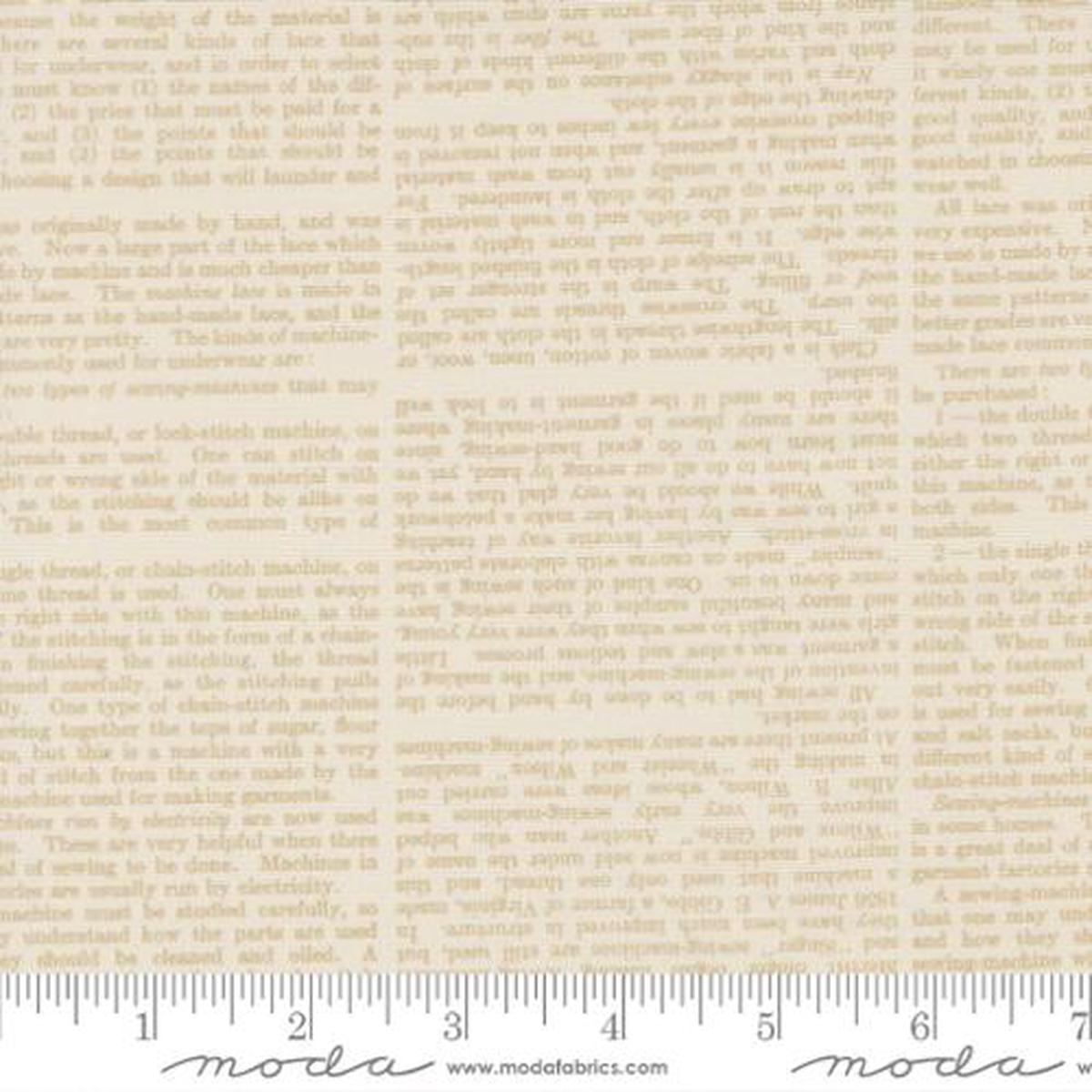 Paper Hamlet Collection Book Pages Cotton Fabric 39567