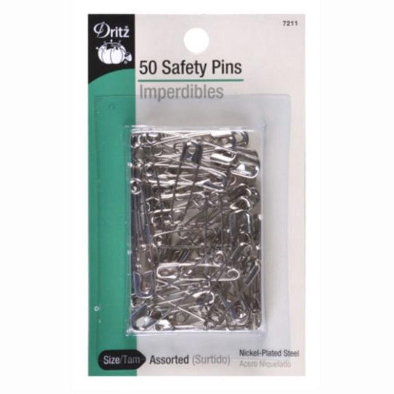 Safety Pins Assorted Sizes S-7211