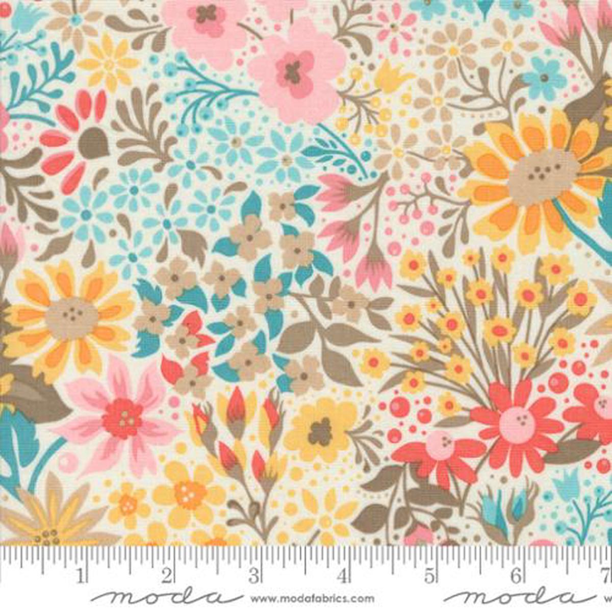 Sunday Brunch Collection Dutch Baby Floral Cotton Fabric 30750