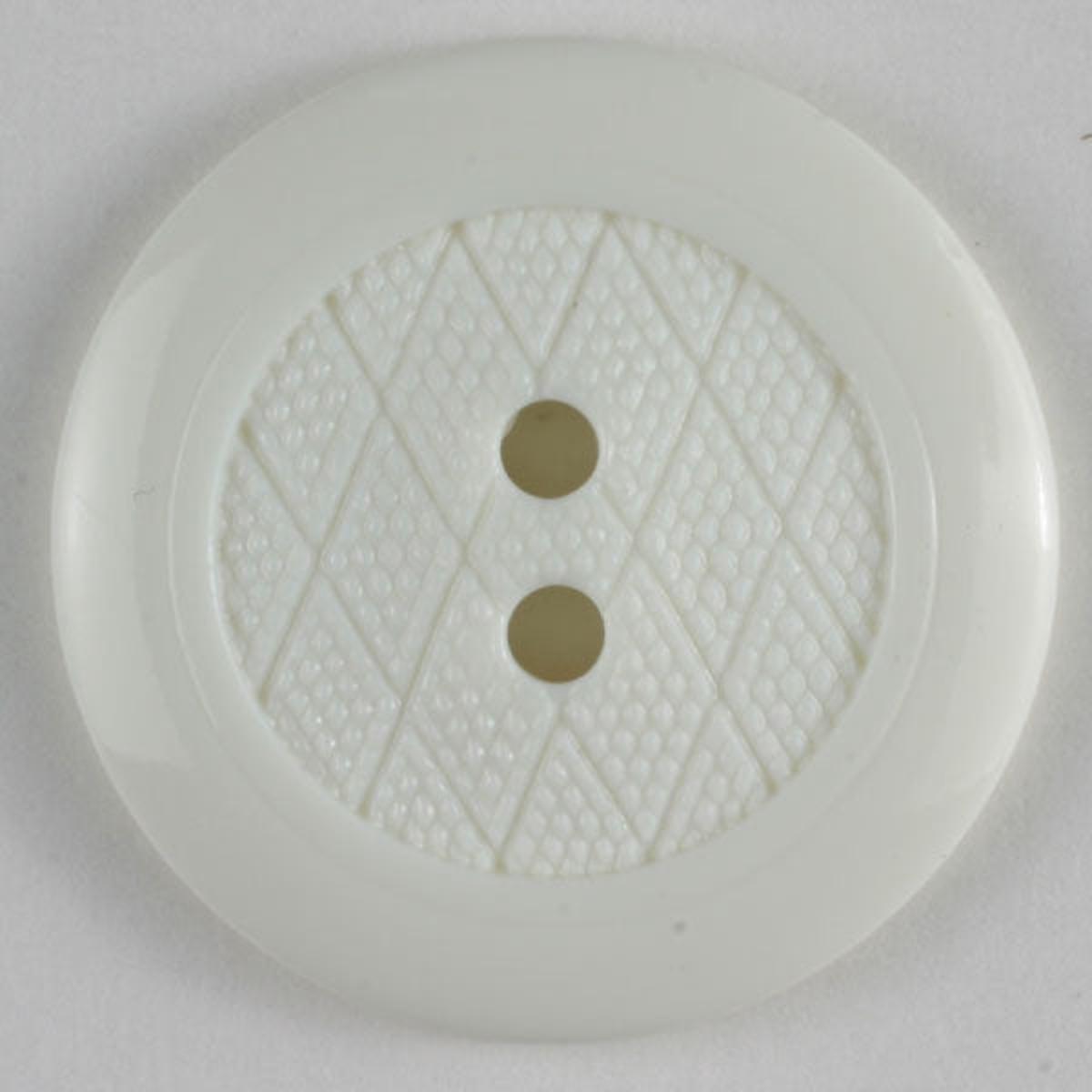 Textured White Sew Through Buttons