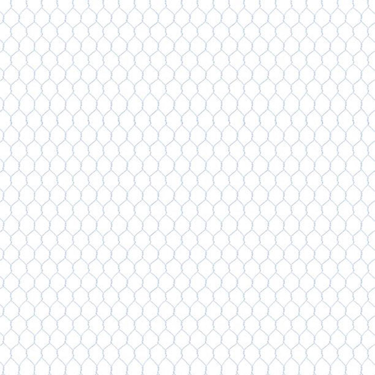 Country Blue Collection Chicken Wire Cotton Fabric 39905