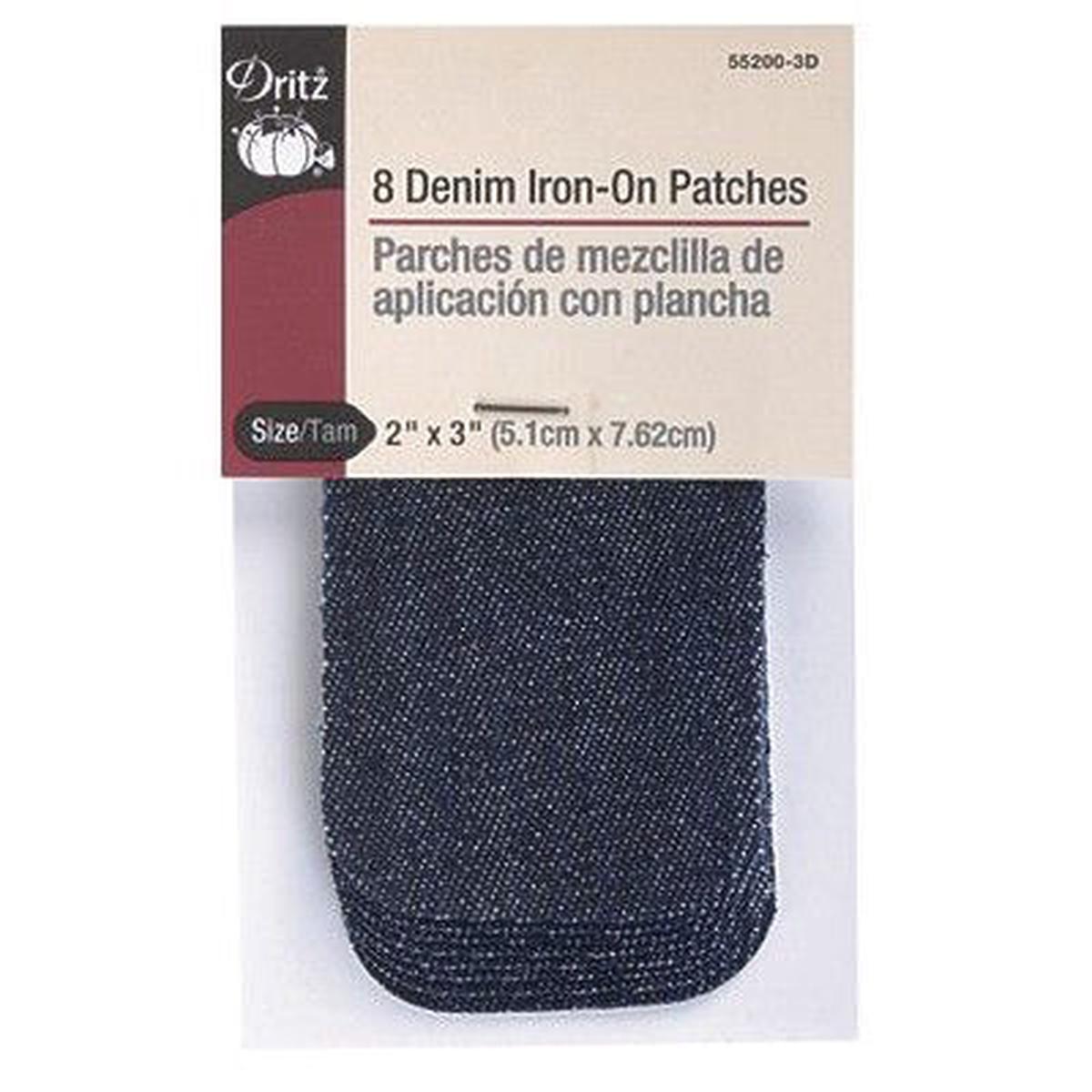 Denim Iron-On Patches 55200-3D