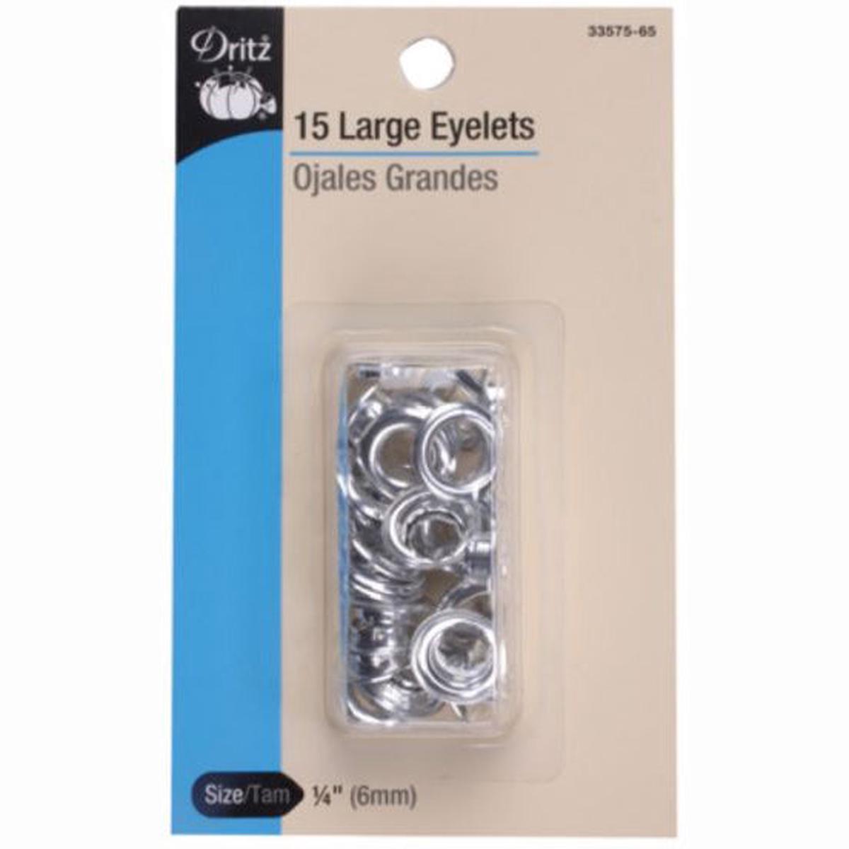 Large Nickel Eyelets S-33575-65