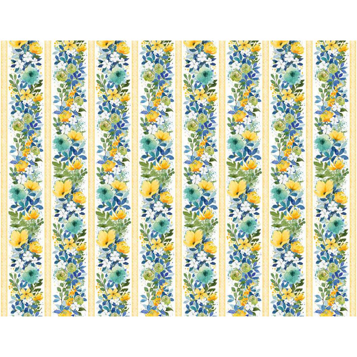 Sunlit Serenade Collection Repeating Stripes Cotton Fabric 40769-145