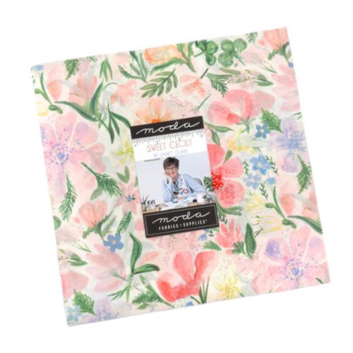 Sweet Cecily Collection Cotton Fabric Layer Cake 24640LC