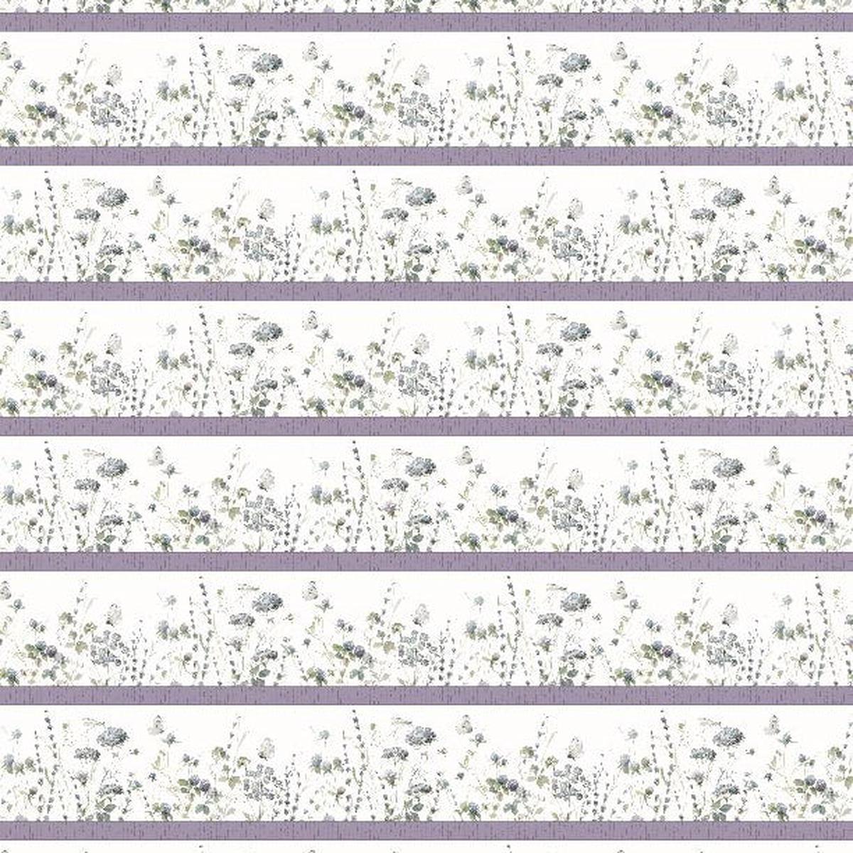 Au Naturel Collection Repeating Stripes Cotton Fabric 17816