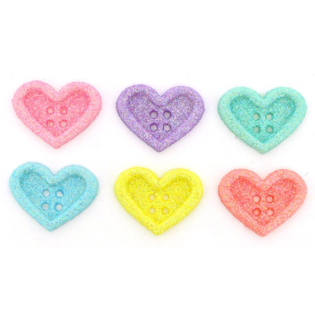 Buttons Candy Hearts 10523