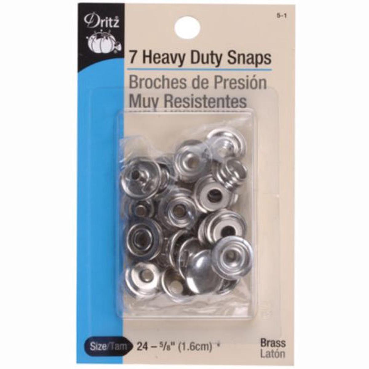 Heavy Duty Nickel Snaps S-05-1