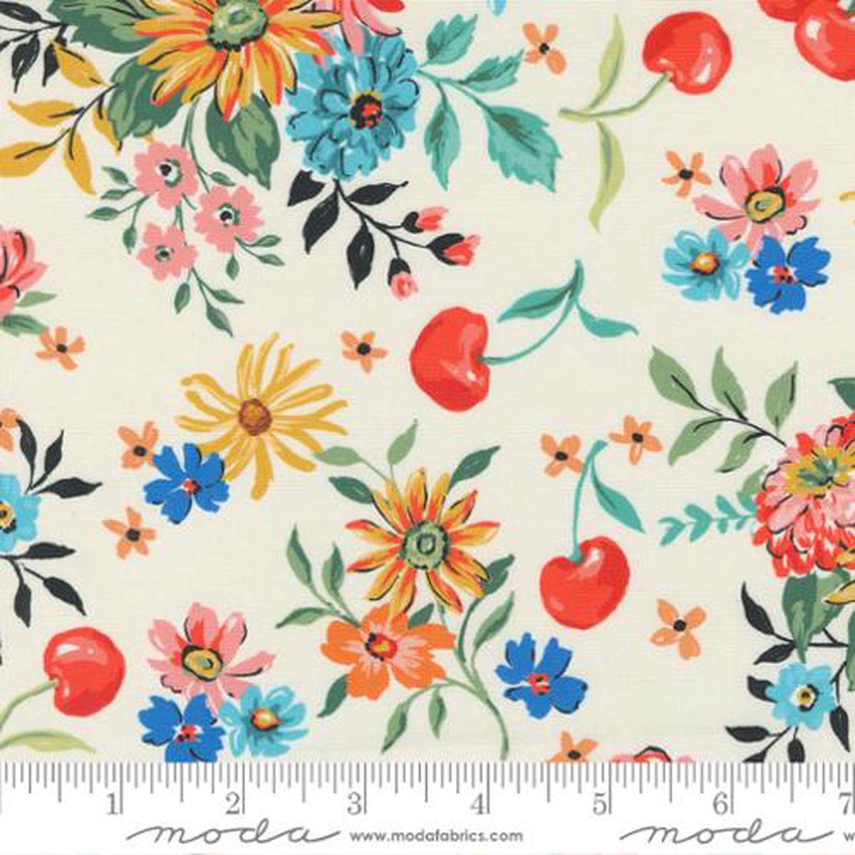 Julia Collection Cherry Cordial Cotton Fabric 11920