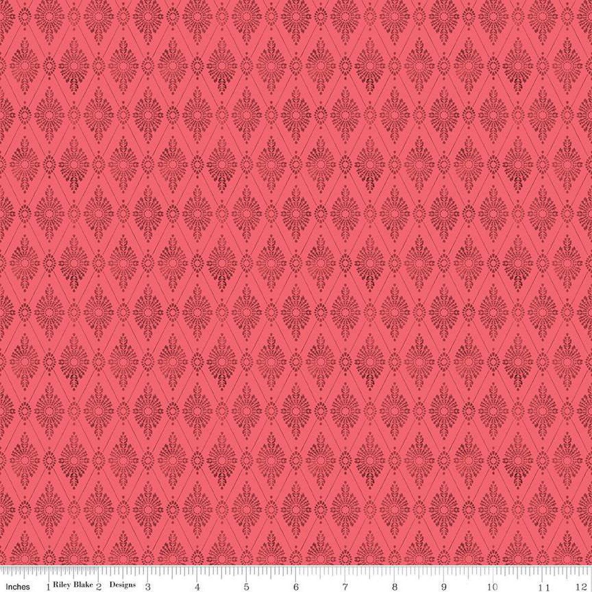 Mon Cheri Collection Diamond Damask Cotton Fabric C12652