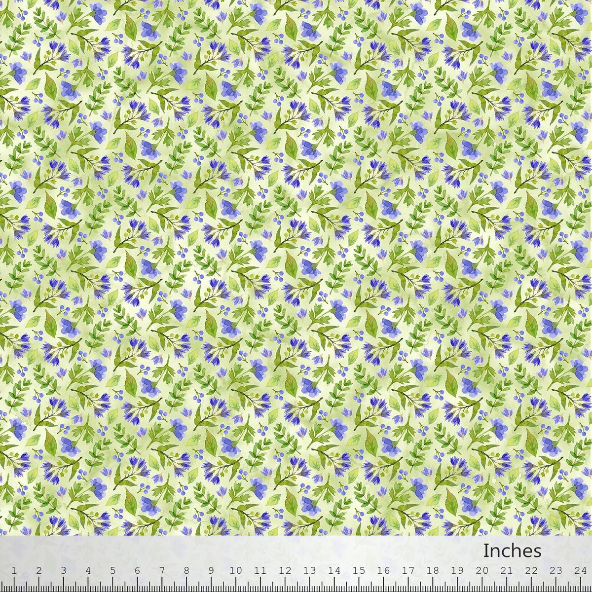 Pressed Flowers Collection Small Print Cotton Fabric 24651