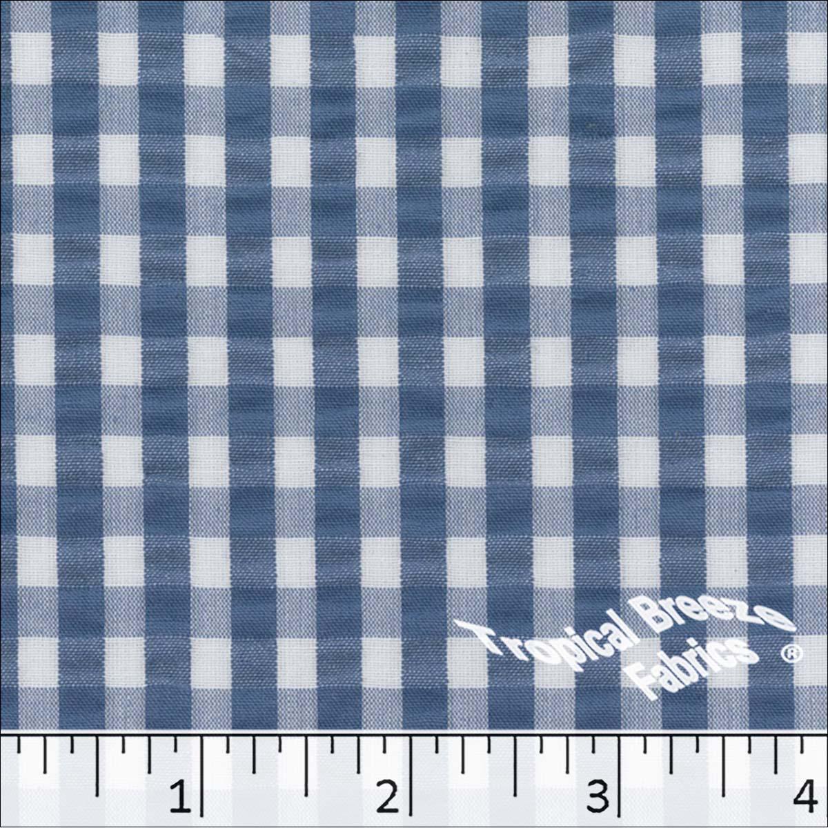 Seersucker Plaid Fabric 48850