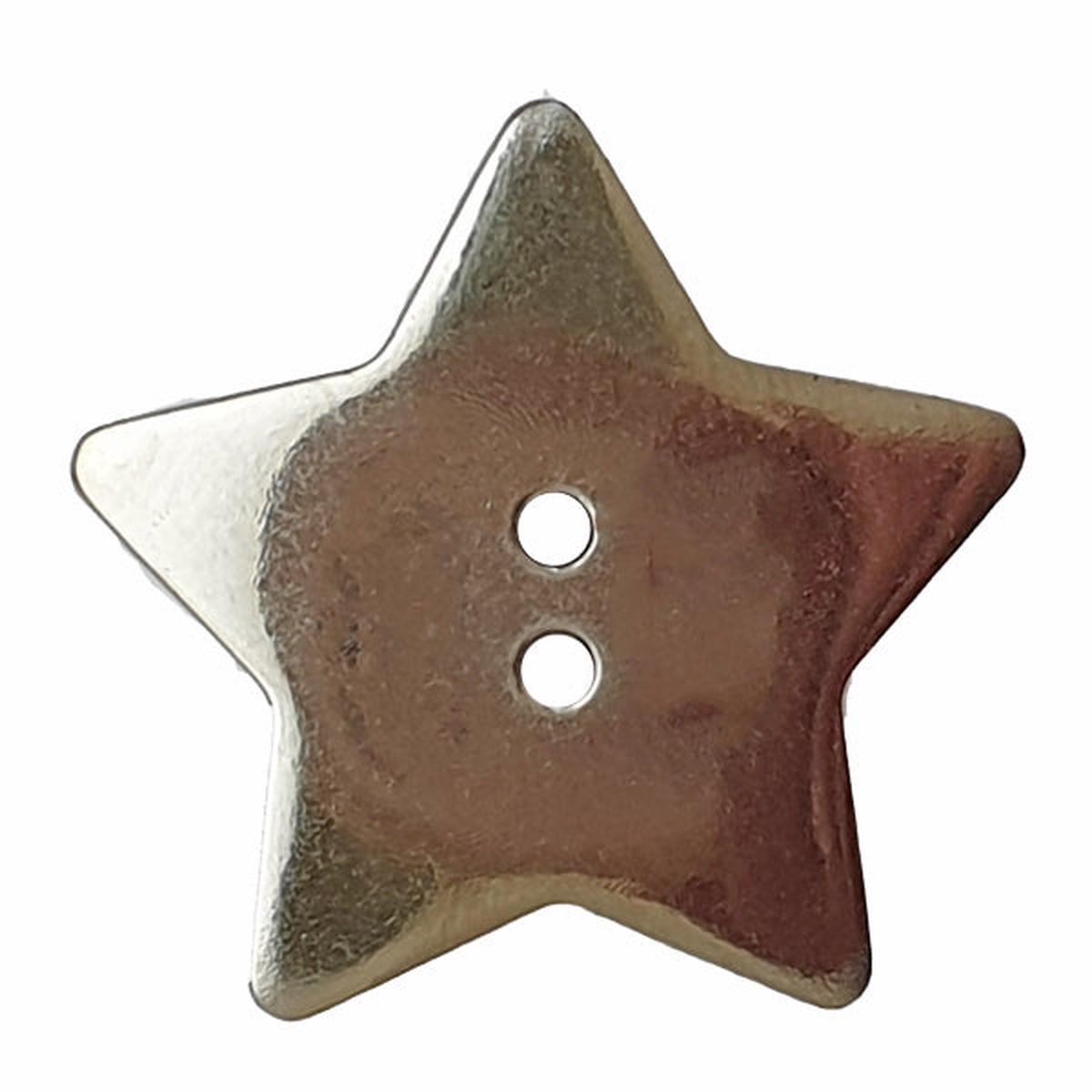 Silver Star Buttons 1680