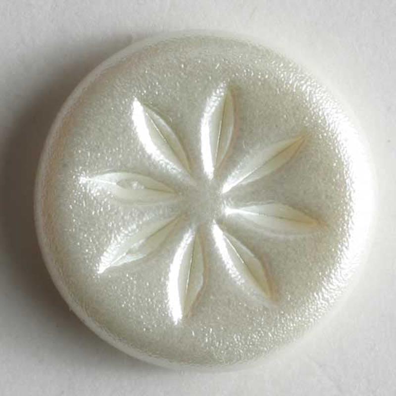 Star Flower Round Shank Backed Buttons